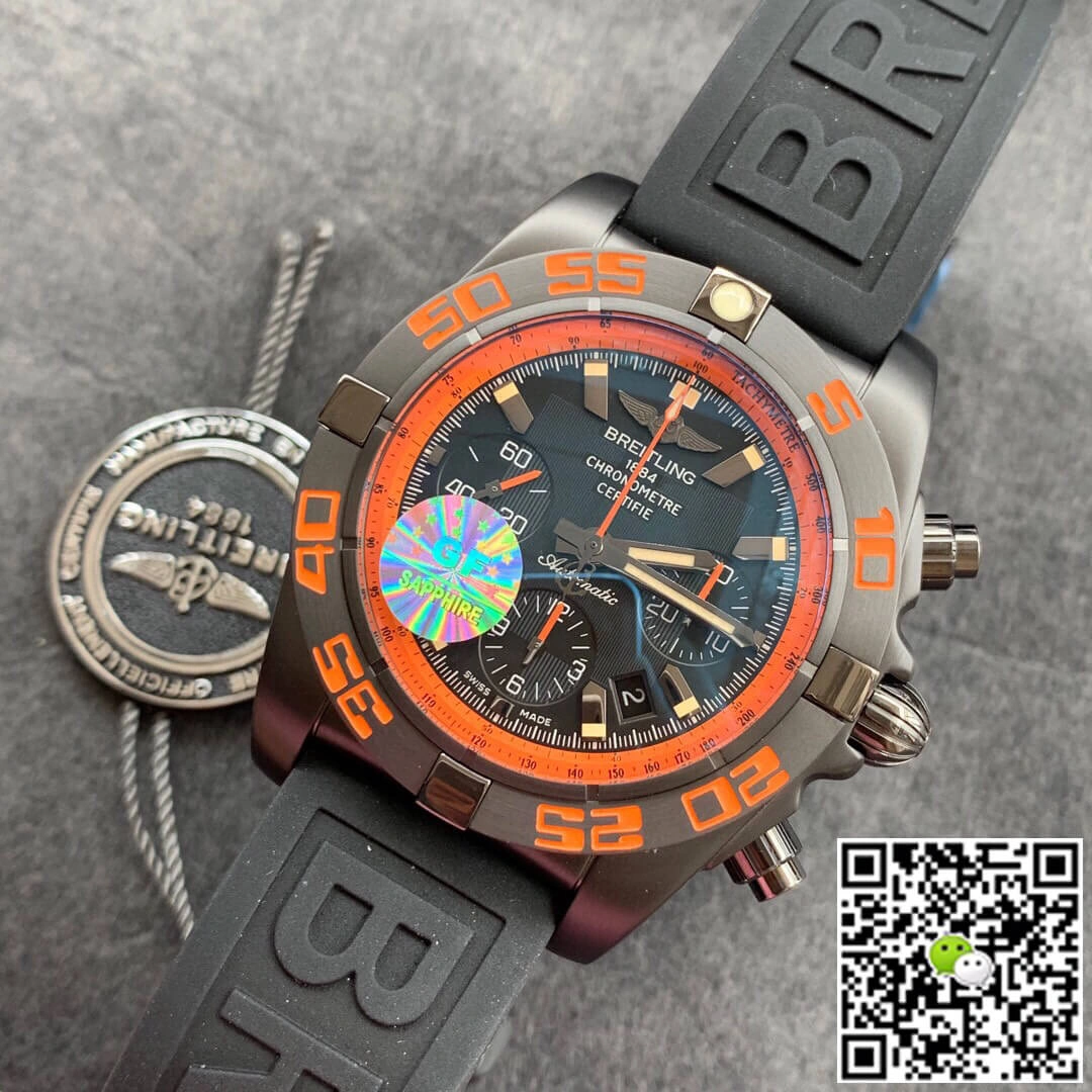 Breitling Chronomat B01 MB0111C2.BD07.153S.M20D.2 GF Factory 1:1 Best Edition Replica Watch Black Bezel